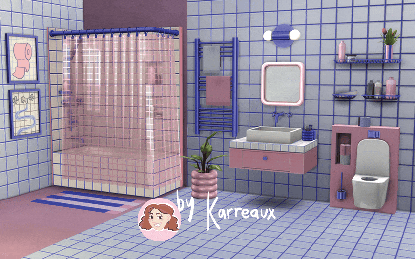 Набор для ванной ColorPop Bathroom Set